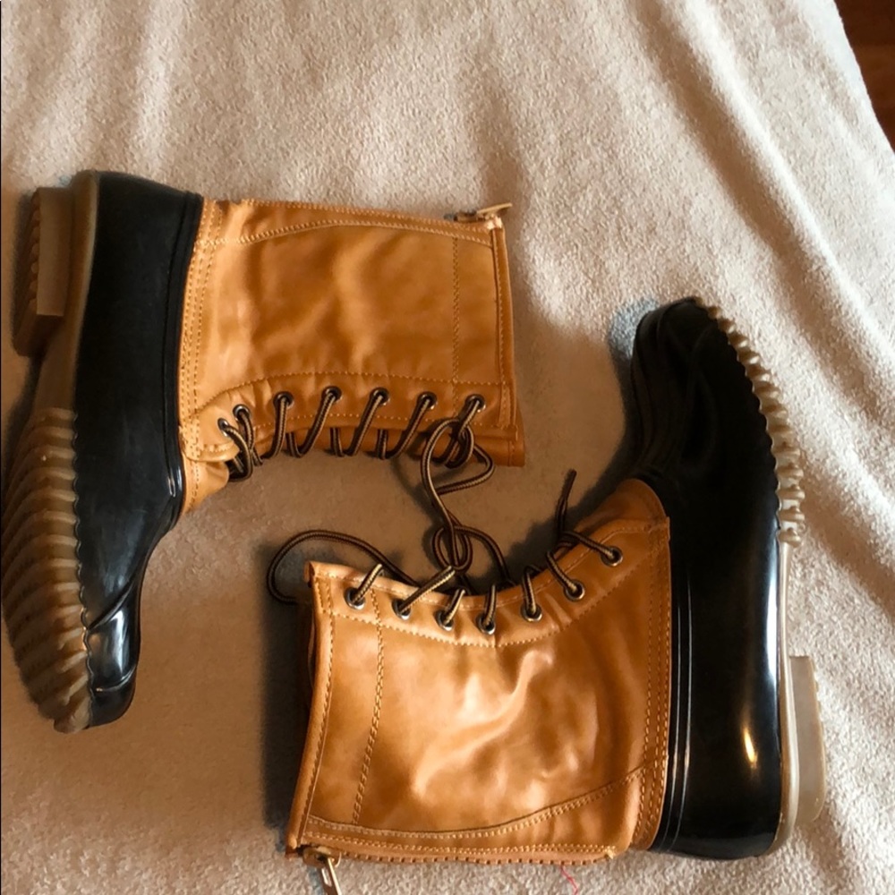 Duck boots!